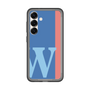 スリムプロテクションプレミアムケース［ オリジナル - initial color line - W blue ］