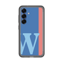 スリムプロテクションプレミアムケース［ オリジナル - initial color line - W blue ］