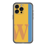 スリムプロテクションプレミアムケース［ オリジナル - initial color line - W orange ］
