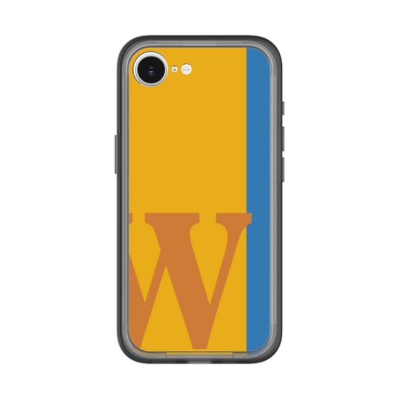 スリムプロテクションプレミアムケース［ オリジナル - initial color line - W orange ］