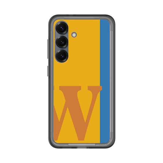 スリムプロテクションプレミアムケース［ オリジナル - initial color line - W orange ］
