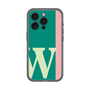 スリムプロテクションプレミアムケース［ オリジナル - initial color line - W green ］