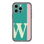 スリムプロテクションプレミアムケース［ オリジナル - initial color line - W green ］