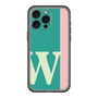 スリムプロテクションプレミアムケース［ オリジナル - initial color line - W green ］