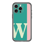 スリムプロテクションプレミアムケース［ オリジナル - initial color line - W green ］