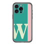 スリムプロテクションプレミアムケース［ オリジナル - initial color line - W green ］