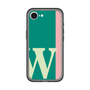 スリムプロテクションプレミアムケース［ オリジナル - initial color line - W green ］