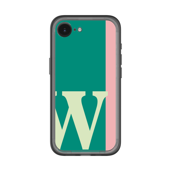 スリムプロテクションプレミアムケース［ オリジナル - initial color line - W green ］