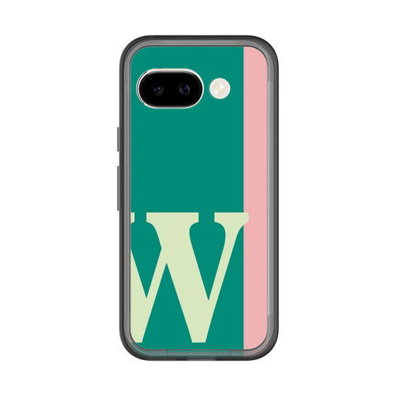 スリムプロテクションプレミアムケース［ オリジナル - initial color line - W green ］