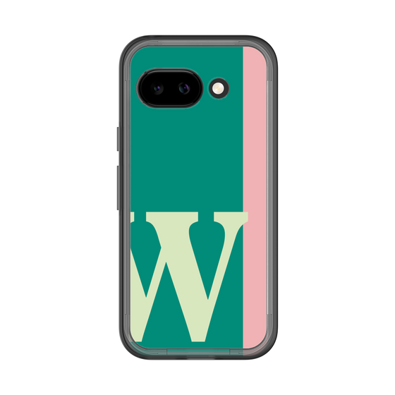スリムプロテクションプレミアムケース［ オリジナル - initial color line - W green ］