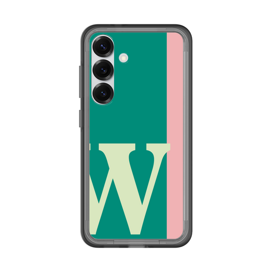 スリムプロテクションプレミアムケース［ オリジナル - initial color line - W green ］