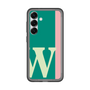 スリムプロテクションプレミアムケース［ オリジナル - initial color line - W green ］