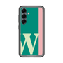 スリムプロテクションプレミアムケース［ オリジナル - initial color line - W green ］