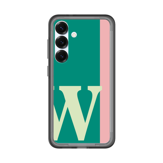スリムプロテクションプレミアムケース［ オリジナル - initial color line - W green ］