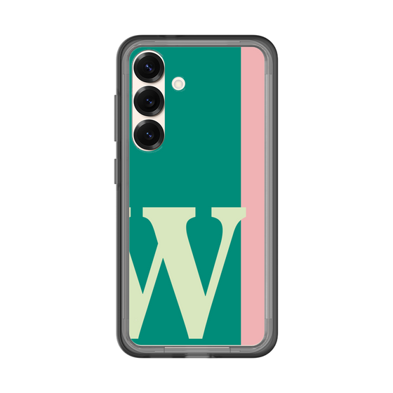 スリムプロテクションプレミアムケース［ オリジナル - initial color line - W green ］