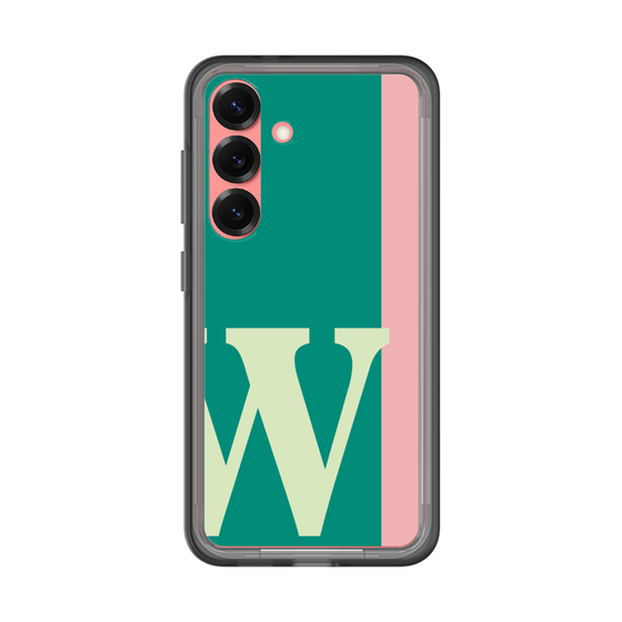スリムプロテクションプレミアムケース［ オリジナル - initial color line - W green ］