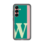 スリムプロテクションプレミアムケース［ オリジナル - initial color line - W green ］