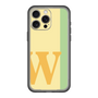 スリムプロテクションプレミアムケース［ オリジナル - initial color line - W yellow ］