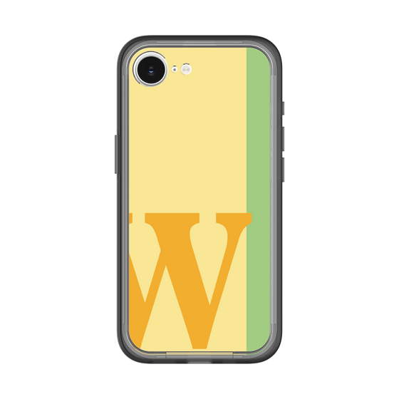 スリムプロテクションプレミアムケース［ オリジナル - initial color line - W yellow ］