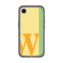 スリムプロテクションプレミアムケース［ オリジナル - initial color line - W yellow ］