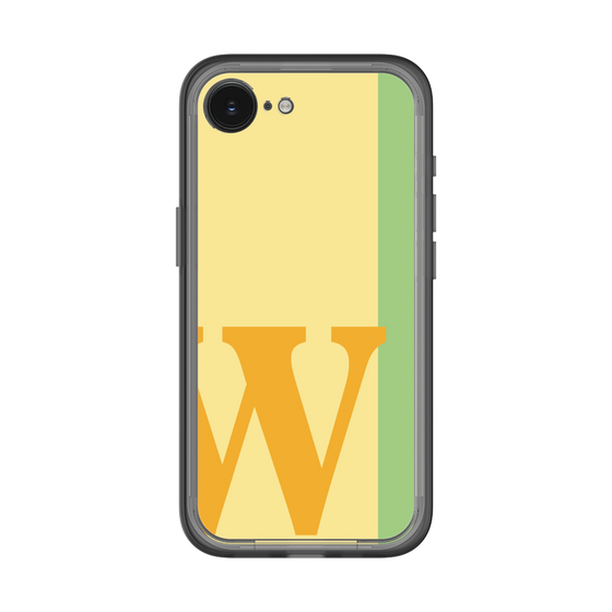 スリムプロテクションプレミアムケース［ オリジナル - initial color line - W yellow ］
