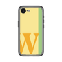 スリムプロテクションプレミアムケース［ オリジナル - initial color line - W yellow ］