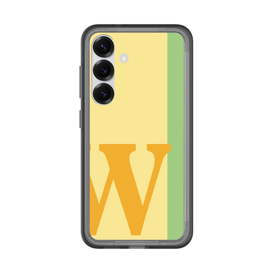 スリムプロテクションプレミアムケース［ オリジナル - initial color line - W yellow ］