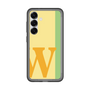 スリムプロテクションプレミアムケース［ オリジナル - initial color line - W yellow ］