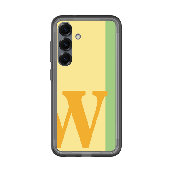 スリムプロテクションプレミアムケース［ オリジナル - initial color line - W yellow ］