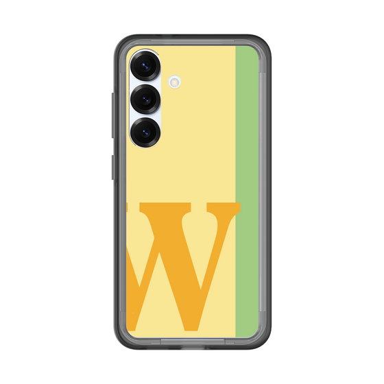 スリムプロテクションプレミアムケース［ オリジナル - initial color line - W yellow ］
