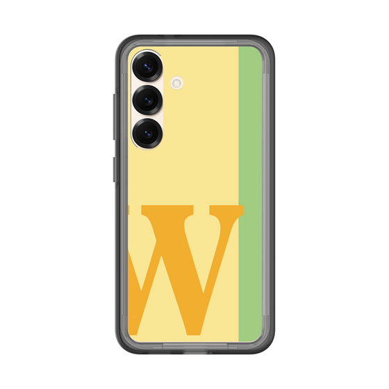 スリムプロテクションプレミアムケース［ オリジナル - initial color line - W yellow ］