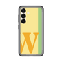 スリムプロテクションプレミアムケース［ オリジナル - initial color line - W yellow ］