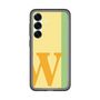 スリムプロテクションプレミアムケース［ オリジナル - initial color line - W yellow ］