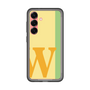 スリムプロテクションプレミアムケース［ オリジナル - initial color line - W yellow ］