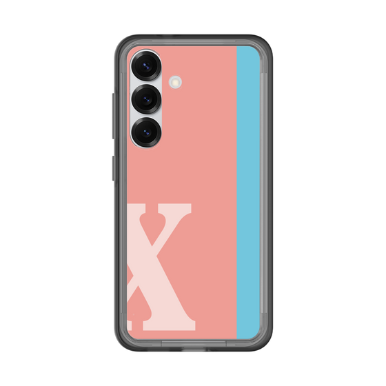 スリムプロテクションプレミアムケース［ オリジナル - initial color line - X pink ］