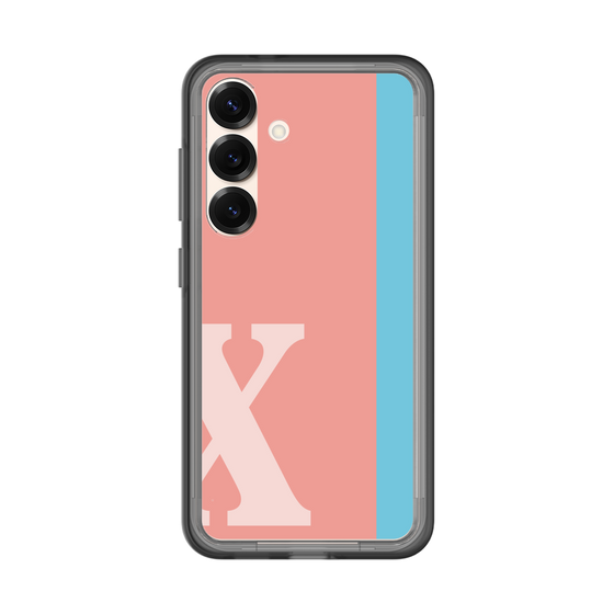 スリムプロテクションプレミアムケース［ オリジナル - initial color line - X pink ］