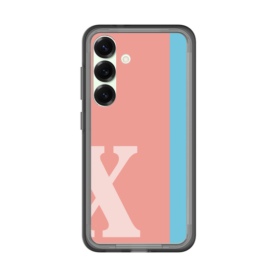 スリムプロテクションプレミアムケース［ オリジナル - initial color line - X pink ］