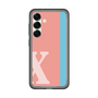 スリムプロテクションプレミアムケース［ オリジナル - initial color line - X pink ］