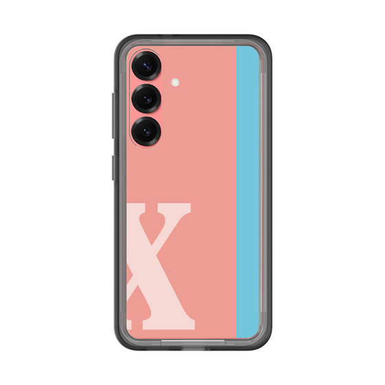 スリムプロテクションプレミアムケース［ オリジナル - initial color line - X pink ］
