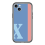 スリムプロテクションプレミアムケース［ オリジナル - initial color line - X blue ］