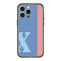 スリムプロテクションプレミアムケース［ オリジナル - initial color line - X blue ］