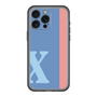 スリムプロテクションプレミアムケース［ オリジナル - initial color line - X blue ］