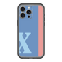 スリムプロテクションプレミアムケース［ オリジナル - initial color line - X blue ］