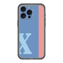 スリムプロテクションプレミアムケース［ オリジナル - initial color line - X blue ］