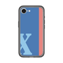 スリムプロテクションプレミアムケース［ オリジナル - initial color line - X blue ］