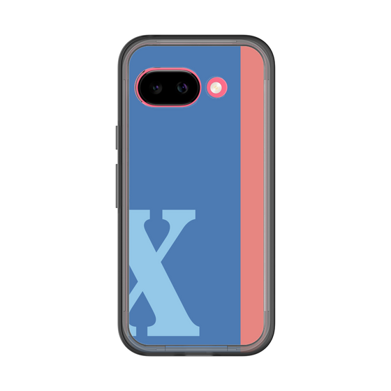 スリムプロテクションプレミアムケース［ オリジナル - initial color line - X blue ］