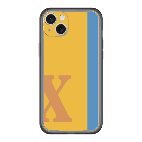 スリムプロテクションプレミアムケース［ オリジナル - initial color line - X orange ］