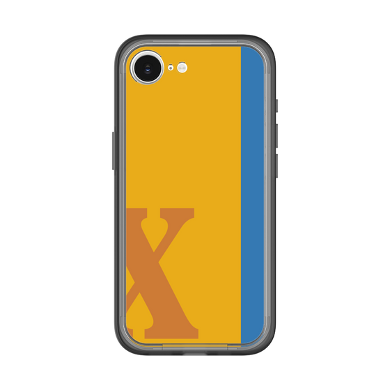 スリムプロテクションプレミアムケース［ オリジナル - initial color line - X orange ］