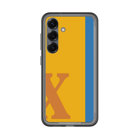 スリムプロテクションプレミアムケース［ オリジナル - initial color line - X orange ］