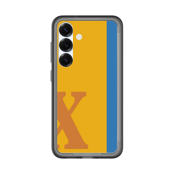 スリムプロテクションプレミアムケース［ オリジナル - initial color line - X orange ］